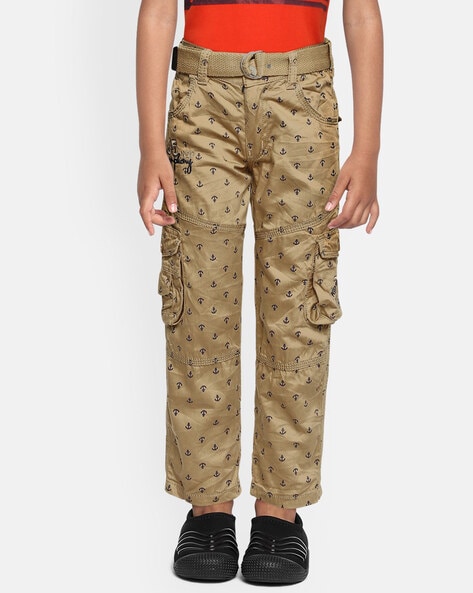 Buy Beige Trousers & Pants for Boys by ADBUCKS Online