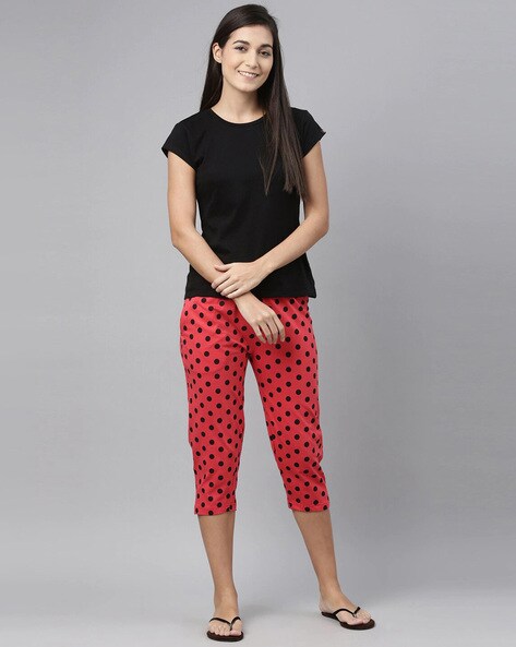 Buy Pink & Blue Trousers & Pants for Women by Kryptic Online