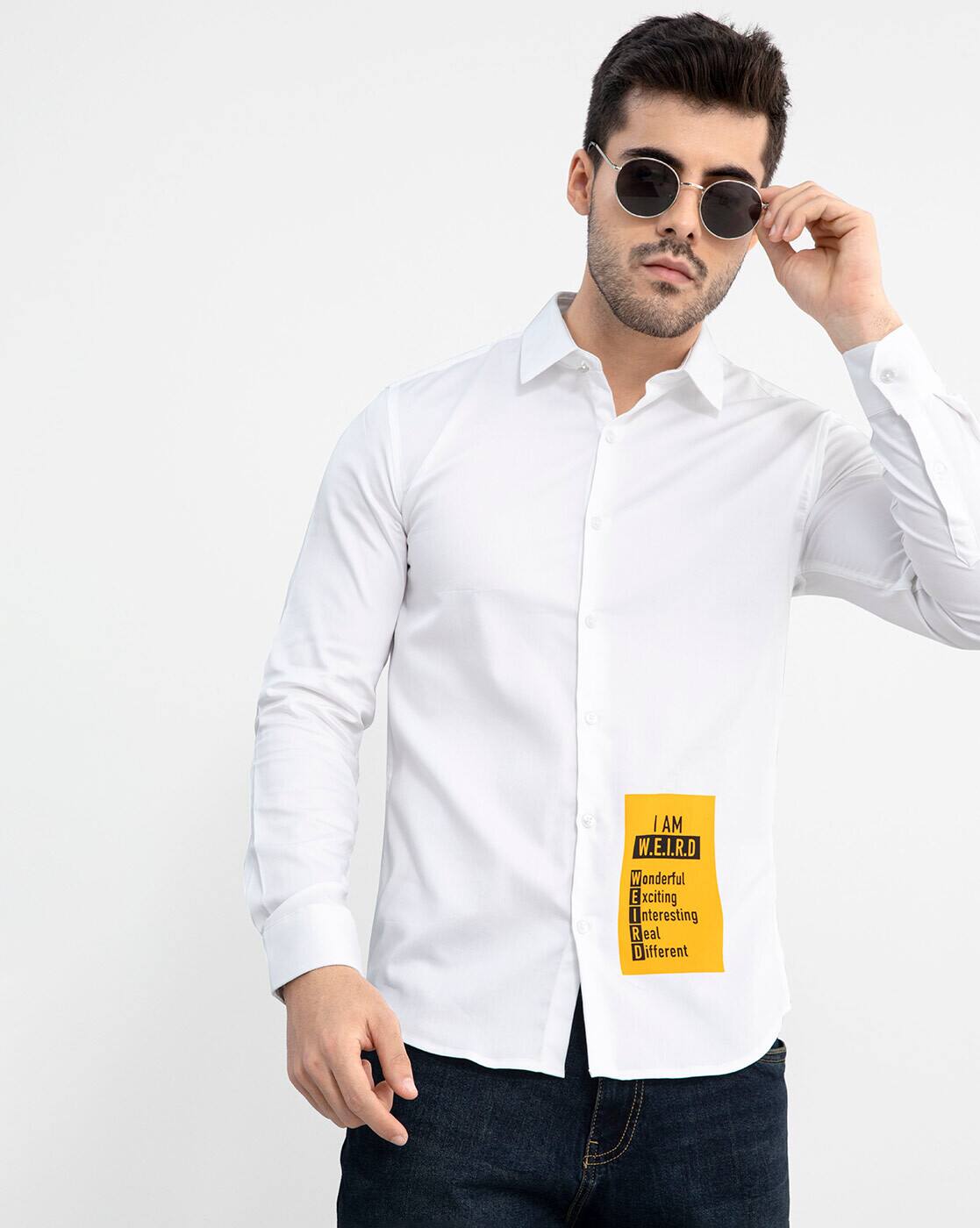 Buy White Shirts for Men by SNITCH 