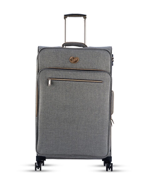 Soft Nylon Luggage 4 Spinner 360 Degree Wheels Aluminum Alloy Trolley  Travel Suitcase - China Spinner Wheels and Nylon Luggage Set price |  Made-in-China.com