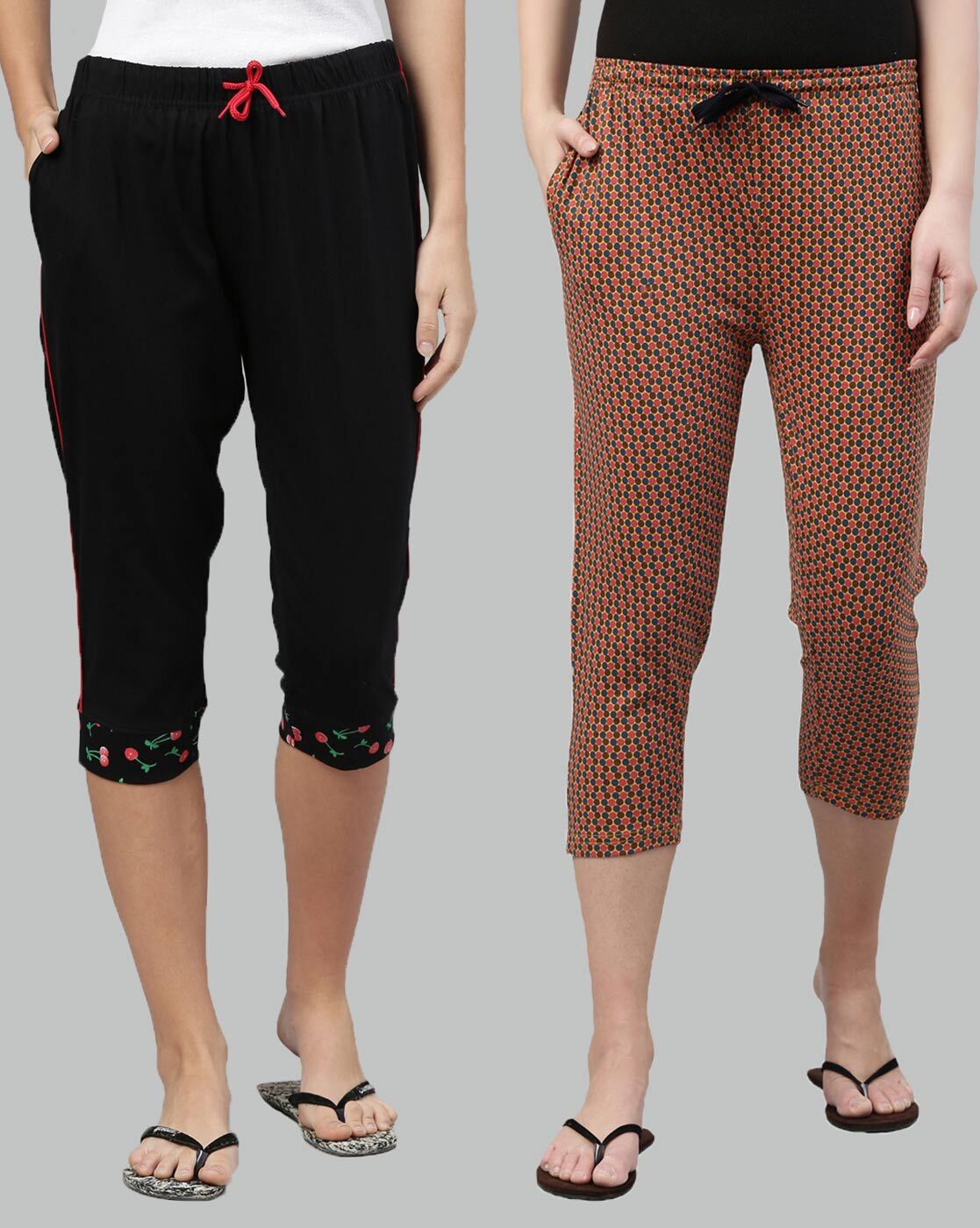 Women's Basics Capri Pants (Bamboo Cotton) - Warm Taupe – Nest Designs