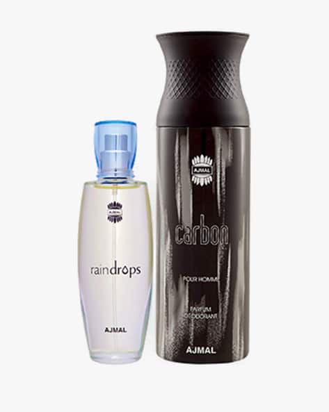 Raindrops Edp Floral Chypre Perfume For Women And Carbon Homme Deodorant  Citrus Spicy Fragrance For Men+ Parfum Testers