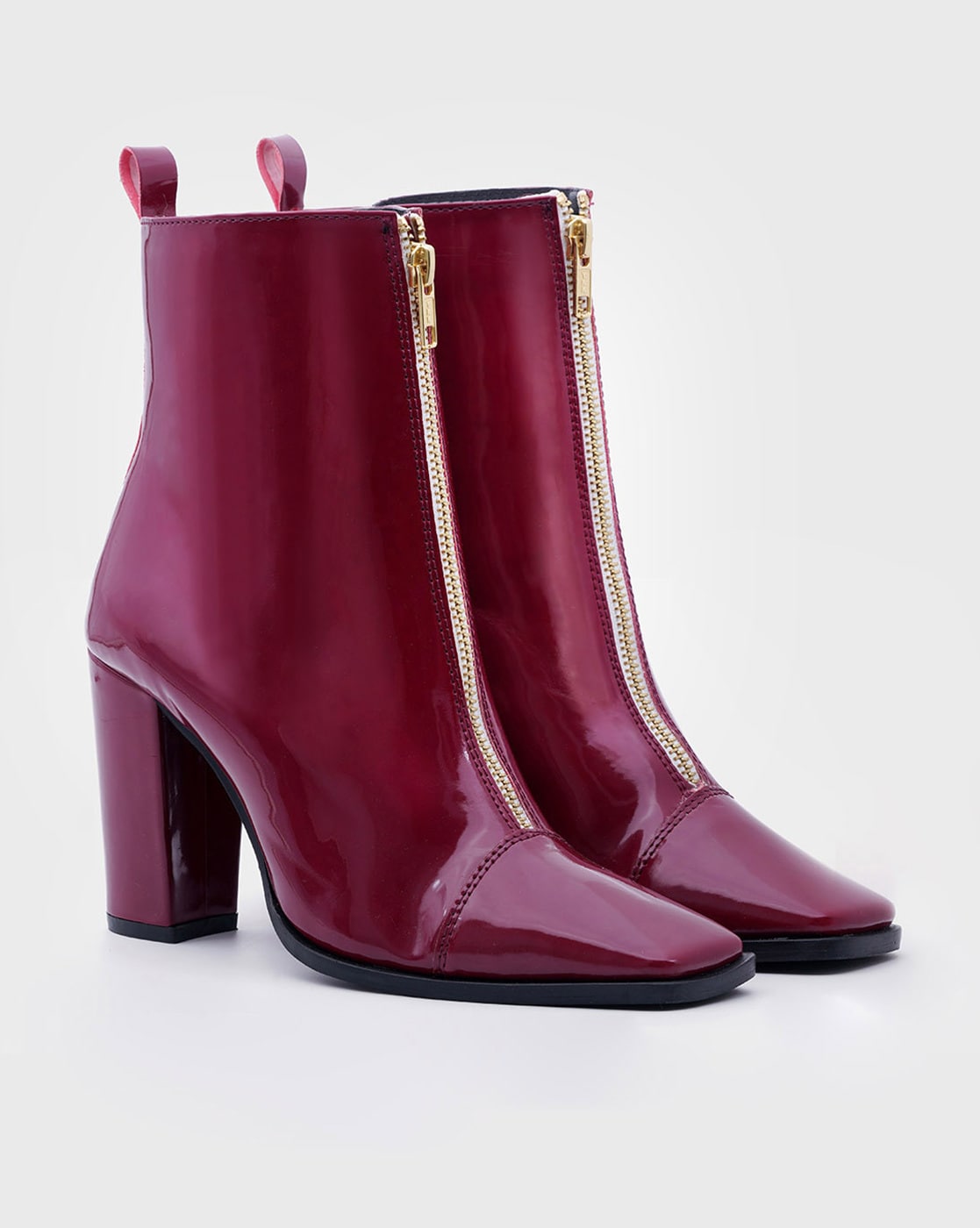Maison Margiela Women's Tabi Rubber Ankle Boots in Red | LN-CC®