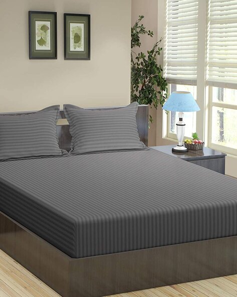 Dark Grey Bedsheets For Home, Dark Grey King Size Bed Sheets