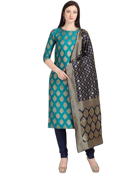 Printed Unstitched Dress Material Price in India