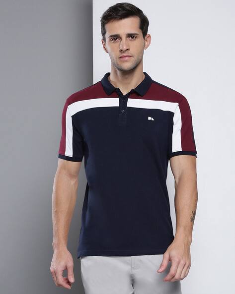 Buy Navy Tshirts for Men by DENNISLINGO 