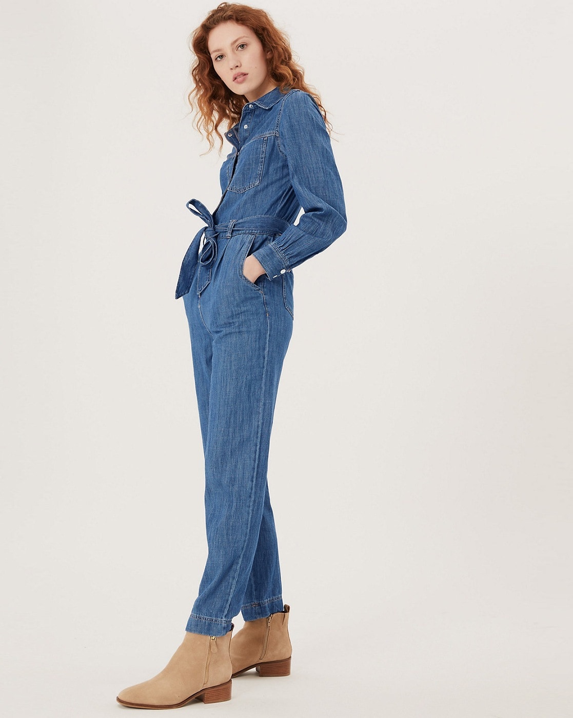 Buy Blue Jumpsuits &Playsuits for Women by MISS CHASE Online | Ajio.com