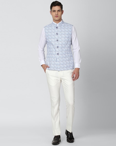 Buy Theme Men Beige & Blue Reversible Nehru Jacket - Nehru Jackets for Men  2034995 | Myntra