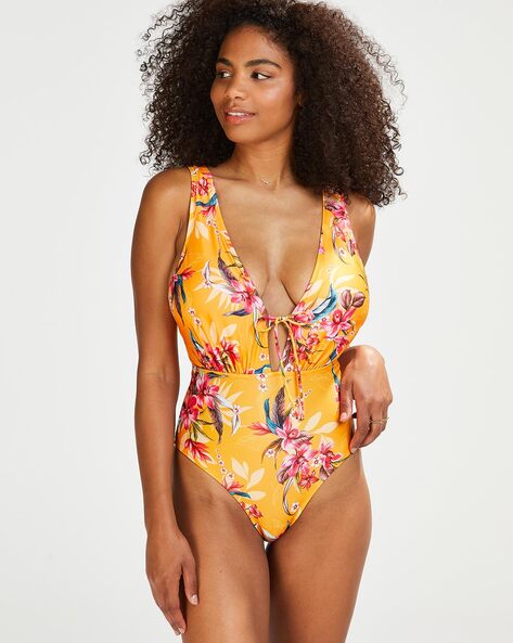 Yellow hot sale swimsuit target