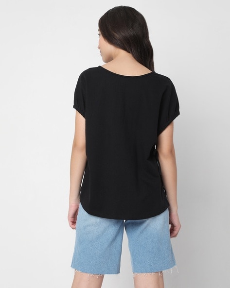 Buy Black Tshirts for Women by Vero Moda Online