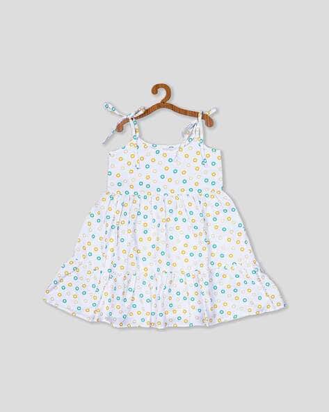 Polka-dot Tiered Dress