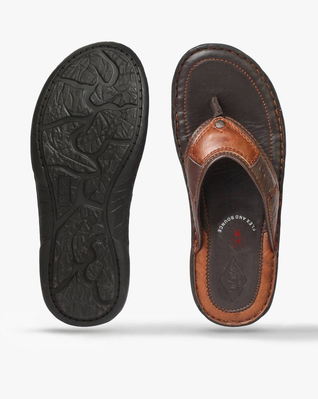 Buy Brown Sandals for Men by Lee Cooper 