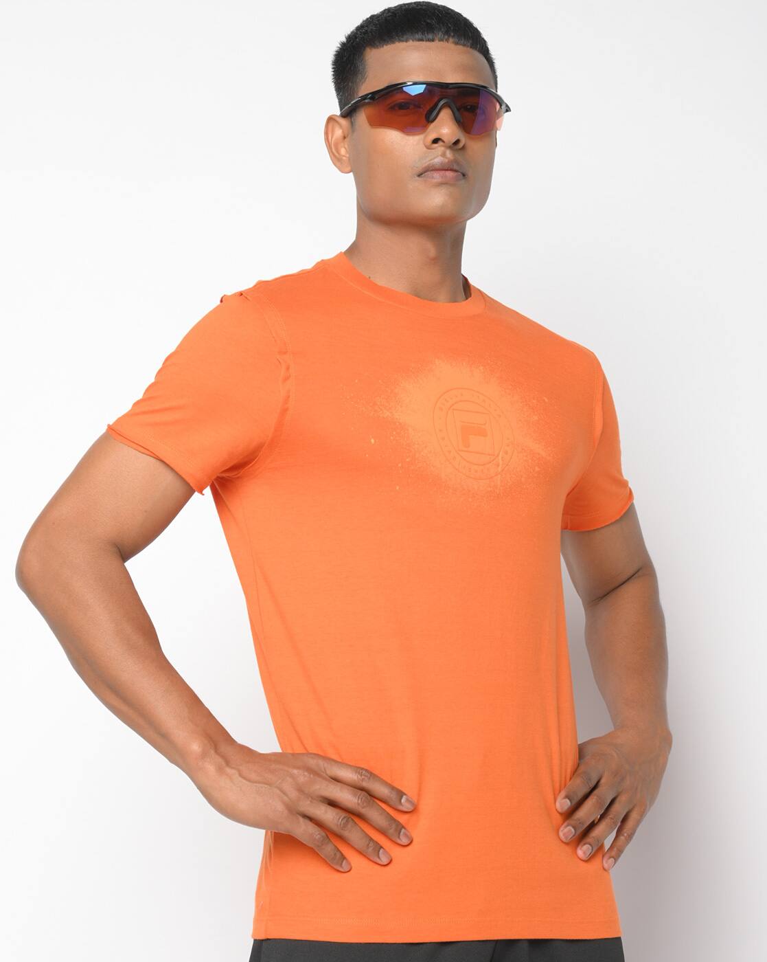 Buy Orange Tshirts for Men by FILA 