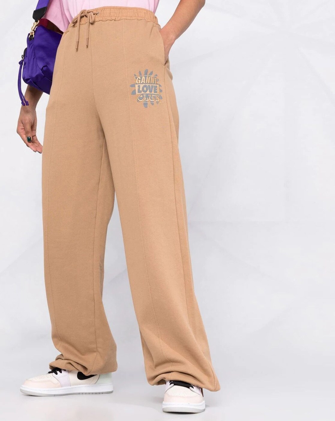 Women's Wide Leg Joggers by Ganni