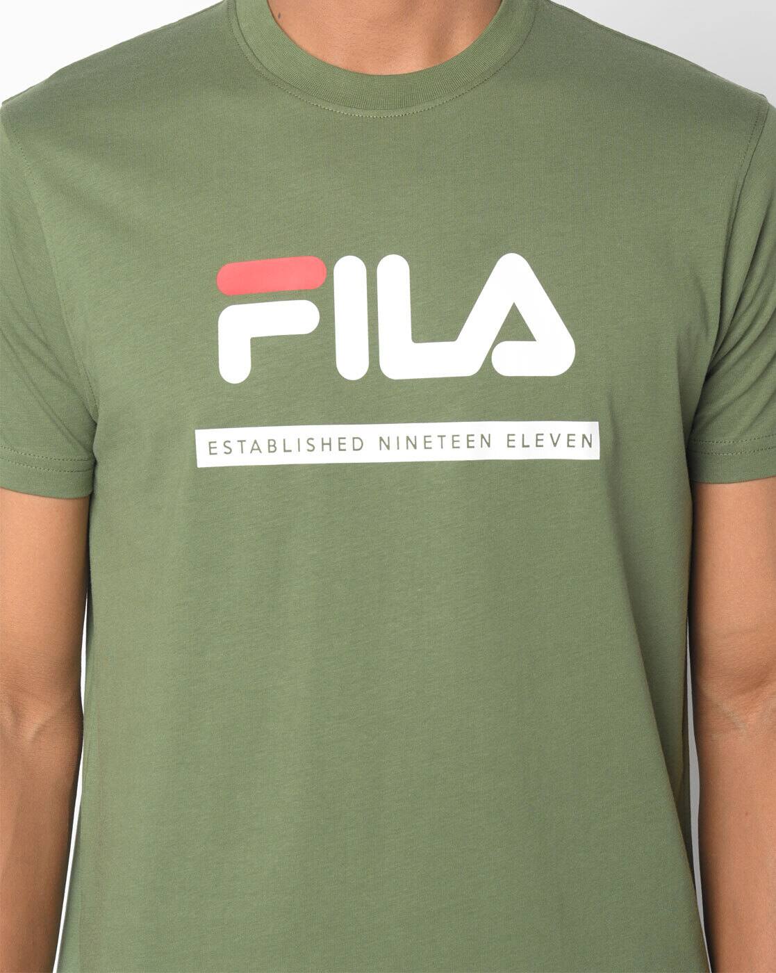 Buy Green Tshirts for Men by FILA 