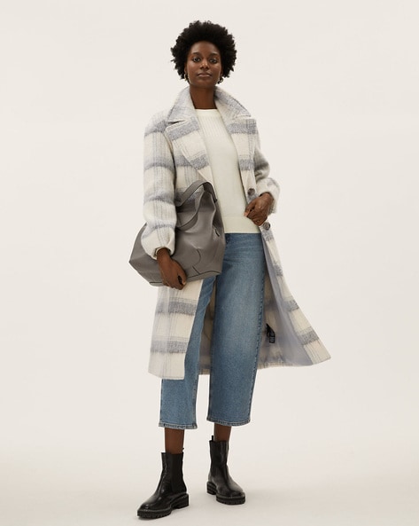 Marks and sale spencer grey coats