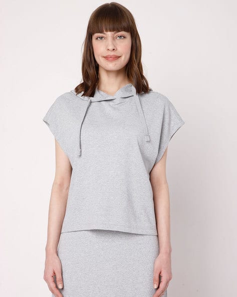 Buy Grey Sweatshirt Hoodies for Women by Vero Moda Online