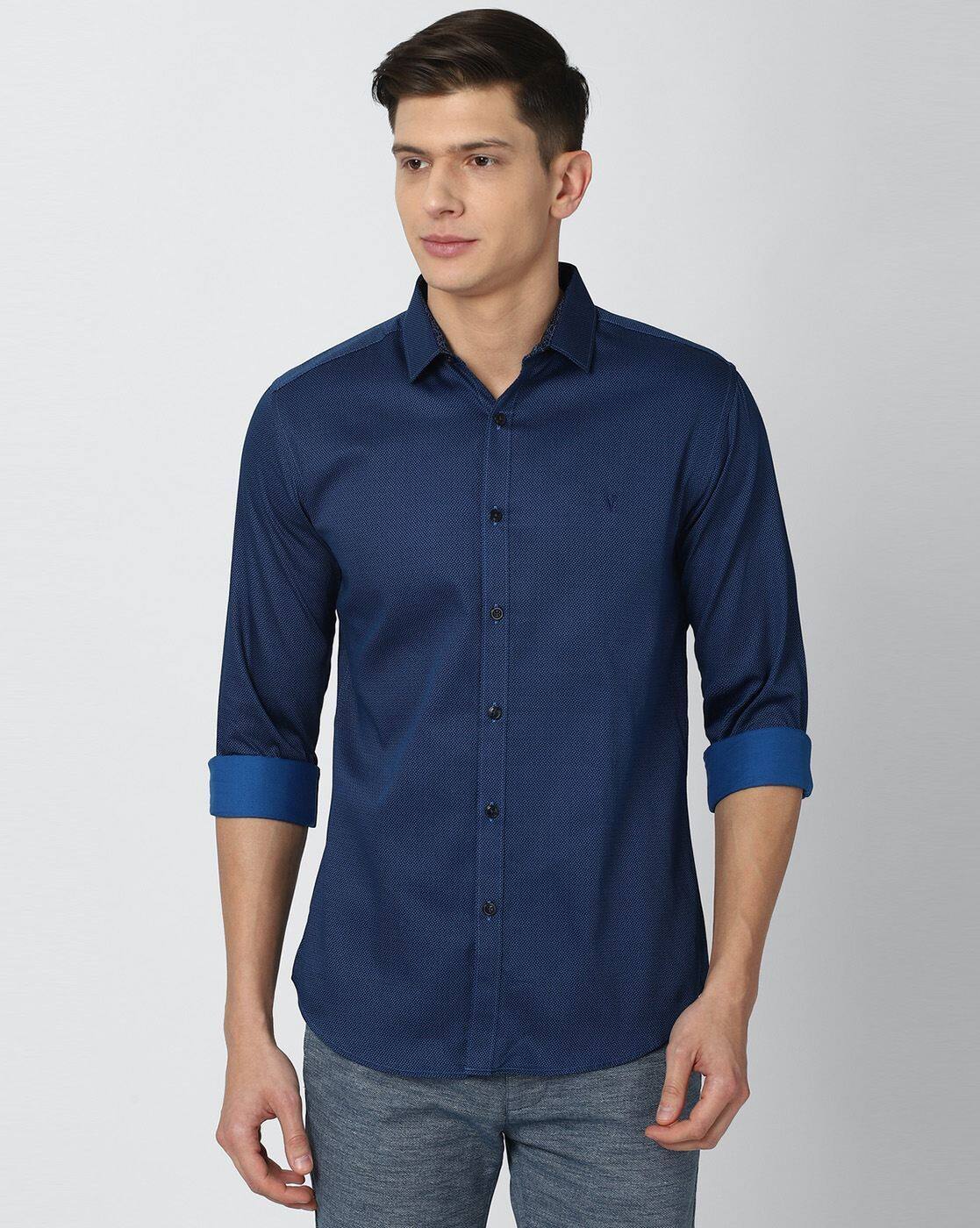 Buy Navy Shirts for Men by VAN HEUSEN 