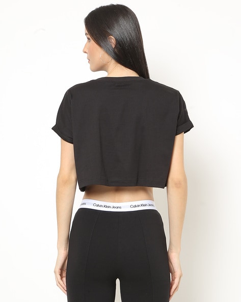 Calvin Klein Cropped Tee Shirt