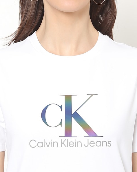 Buy White Tshirts for Women by Calvin Klein Jeans Online