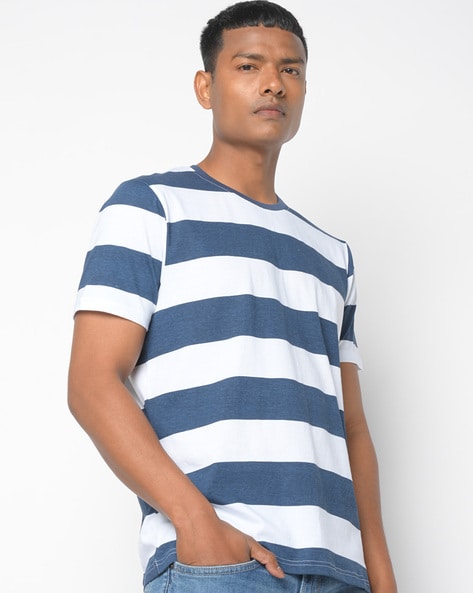 Striped t 2025 shirt mens india