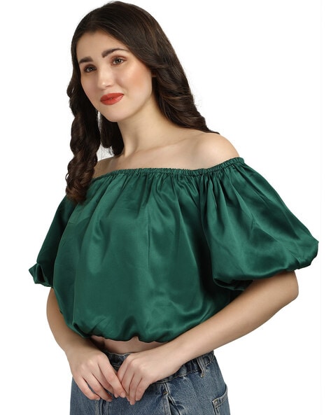 Shoulder best sale puff tops