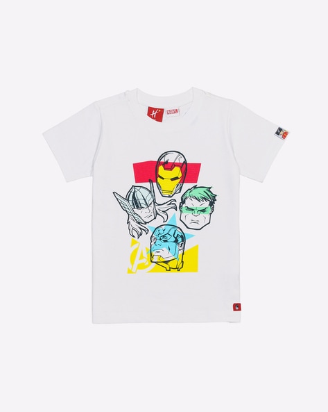 Buy White Tshirts for Boys by H by Hamleys Online Ajio