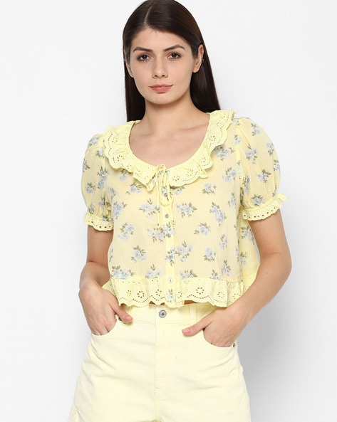 American eagle clearance yellow top