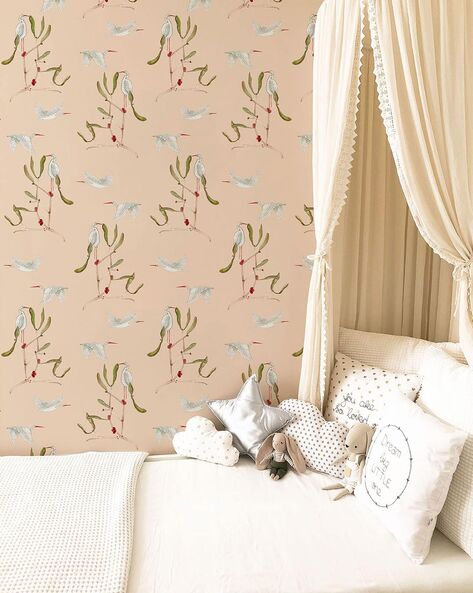 PERFECT DECOR Perfect DÉCOR Classic Damask Design Wallpaper with Ivory Cream  Color 57 sqft per roll  Amazonin Home Improvement