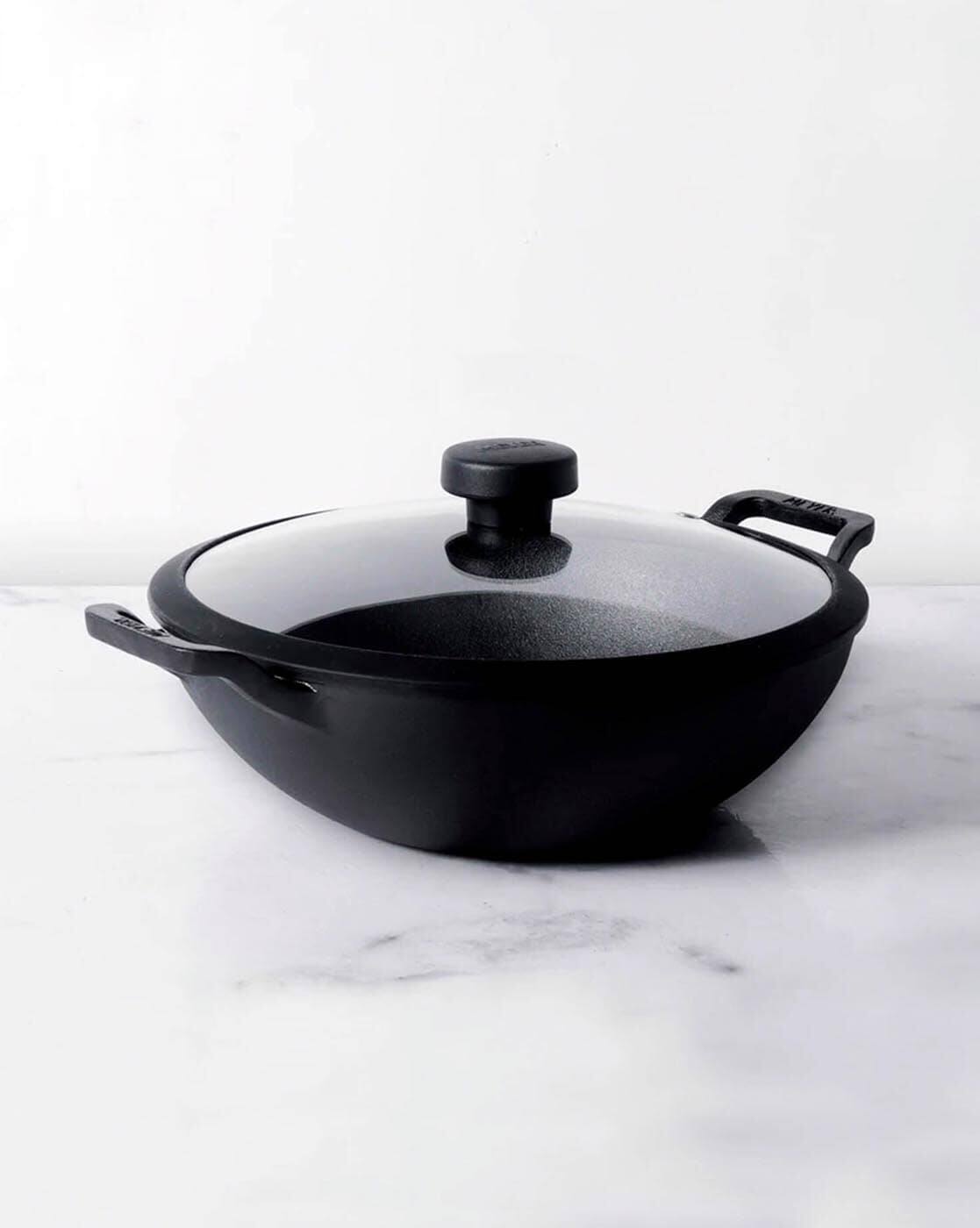 meyer cast iron kadai 30cm