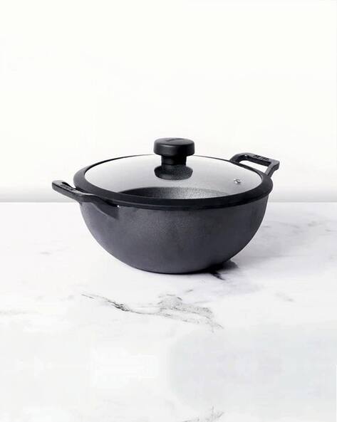 Kadai/Wok with Glass Lid