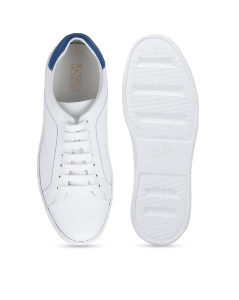 Rosso brunello white on sale sneakers