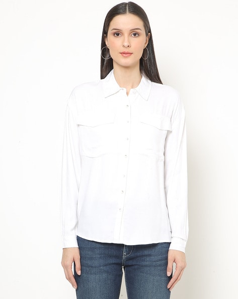 Classic Shirt with Flap Pockets