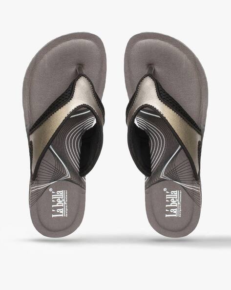 Thong-Strap Heeled Sandals