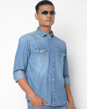 Pepe Jeans hank ss denim shirt