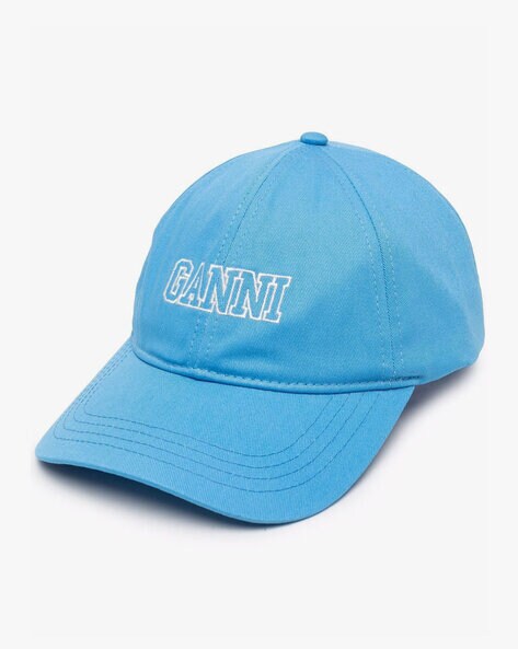 ganni blue hat