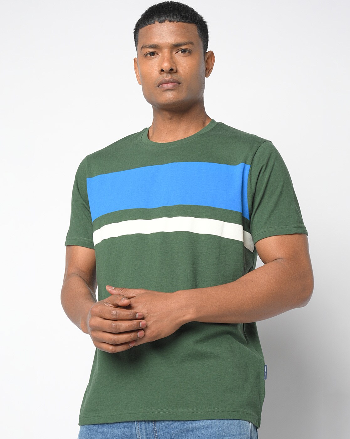 Buy Green Tshirts for Men by INDIAN TERRAIN Online