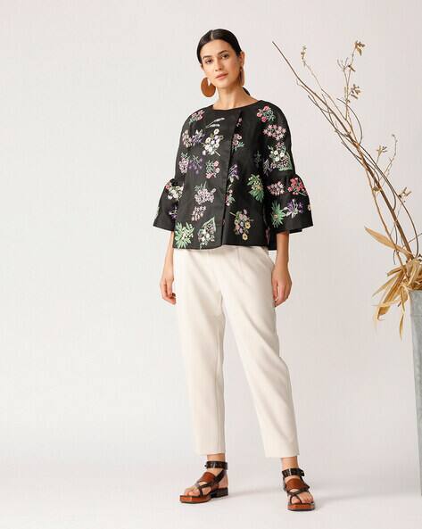 Buy Black Jackets Shrugs for Women by Payal Pratap Online