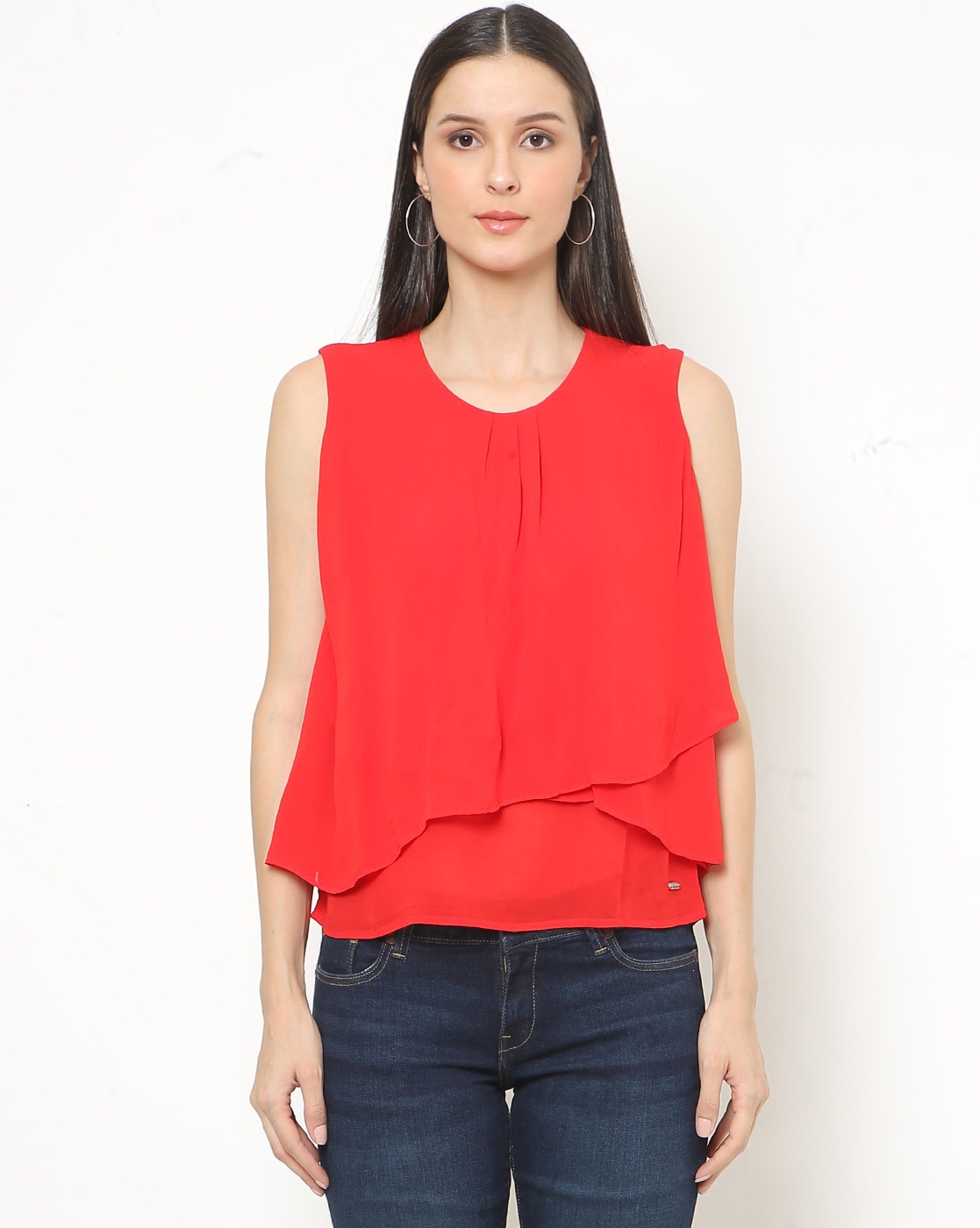 Pepe Jeans Womens L Size Orange Tops in Lucknow - Dealers, Manufacturers &  Suppliers - Justdial