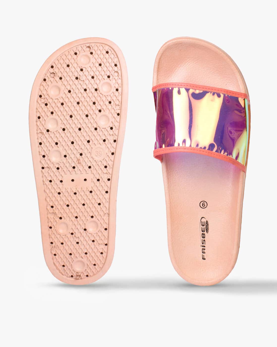 Sliders Womens Ted Baker Sliders Rose Gold Glitter Bow Rose Gold