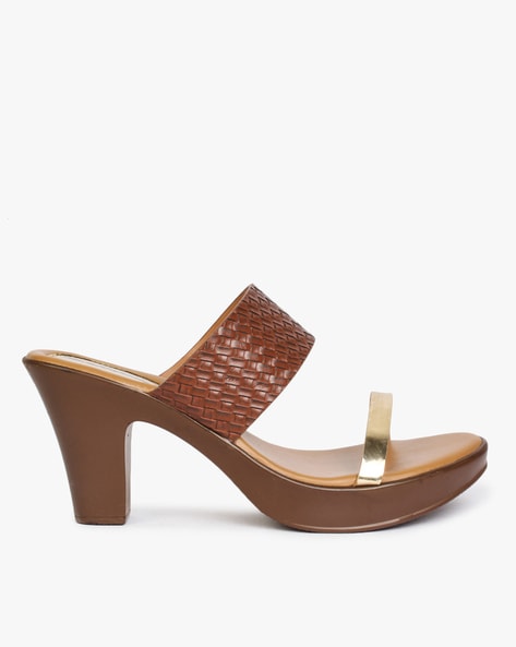 Square Toe Platform Heels Slingback Mary Jane Sandals | Up2Step