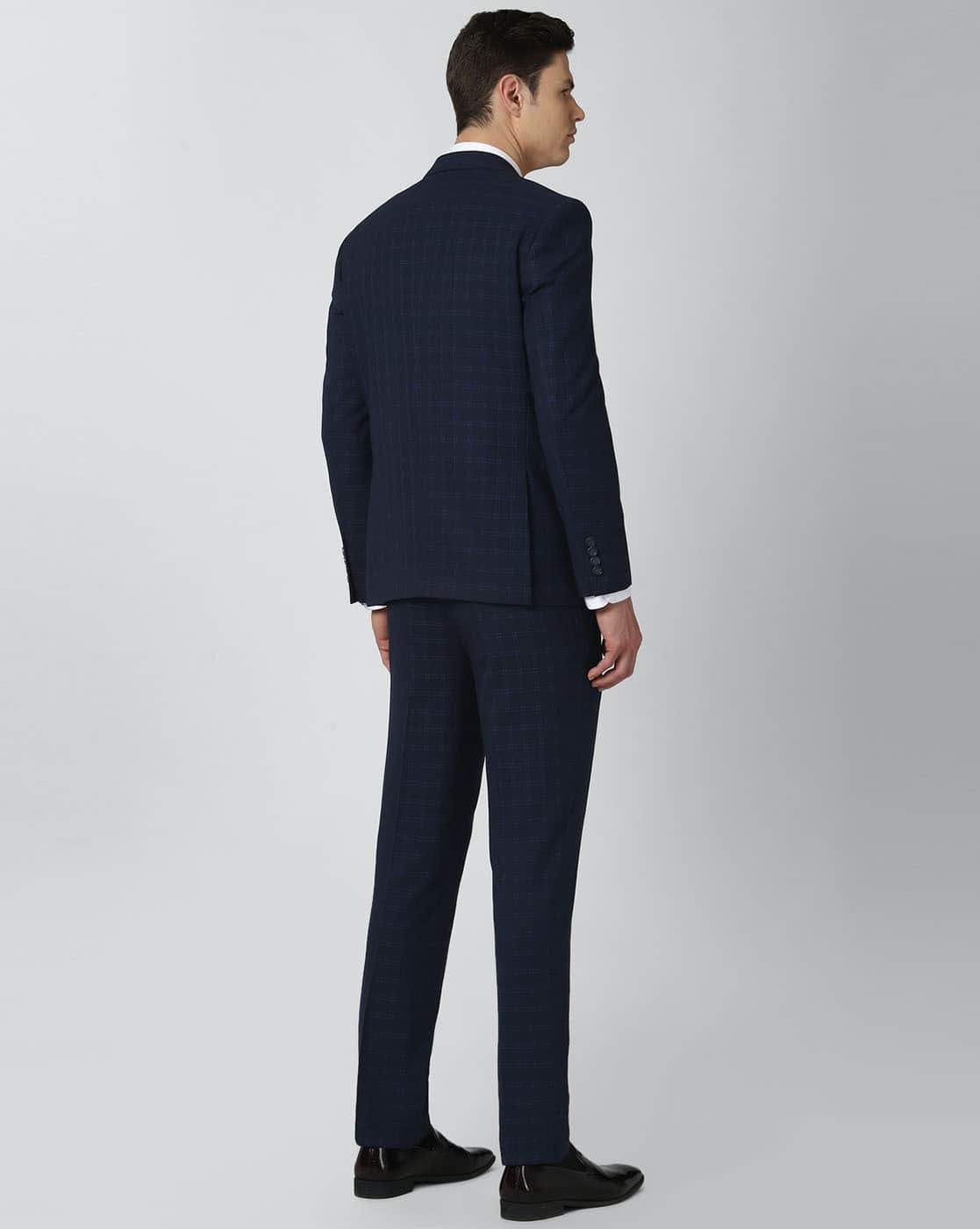 Buy Navy Blue Suit Sets for Men by VAN HEUSEN Online | Ajio.com 