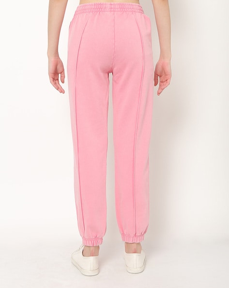 Women's Cozy Ribbed Jeggings Jogger Pants - Colsie™ Pink M : Target