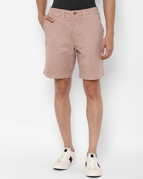 Flat-Front City Shorts