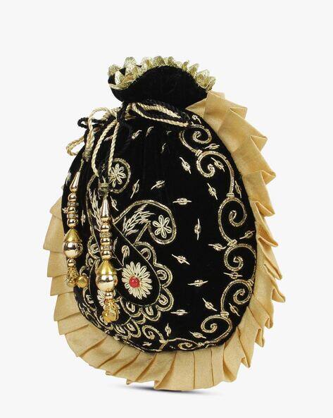 Embellished Potli Bags with Drawstring