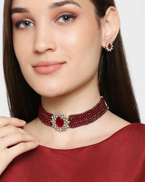 Buy Red FashionJewellerySets for Women 