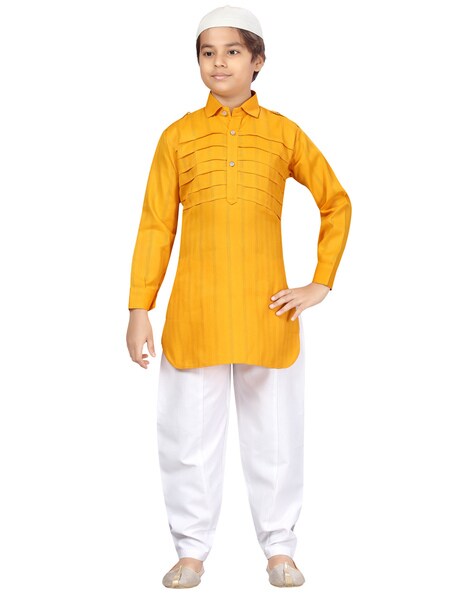 Yellow Cap Kurtas - Buy Yellow Cap Kurtas online in India