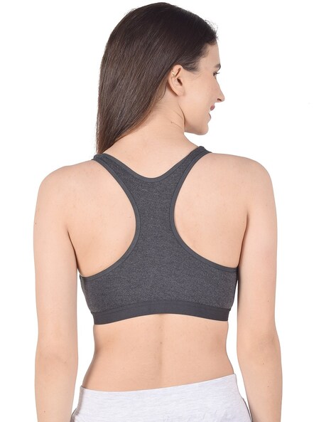 Buy Apraa & Parma Women Grey Cotton Blend Sports Non Padded Bra Online at  Best Prices in India - JioMart.