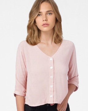 Buy Pink Tops for Women by JDY BY ONLY Online | Ajio.com