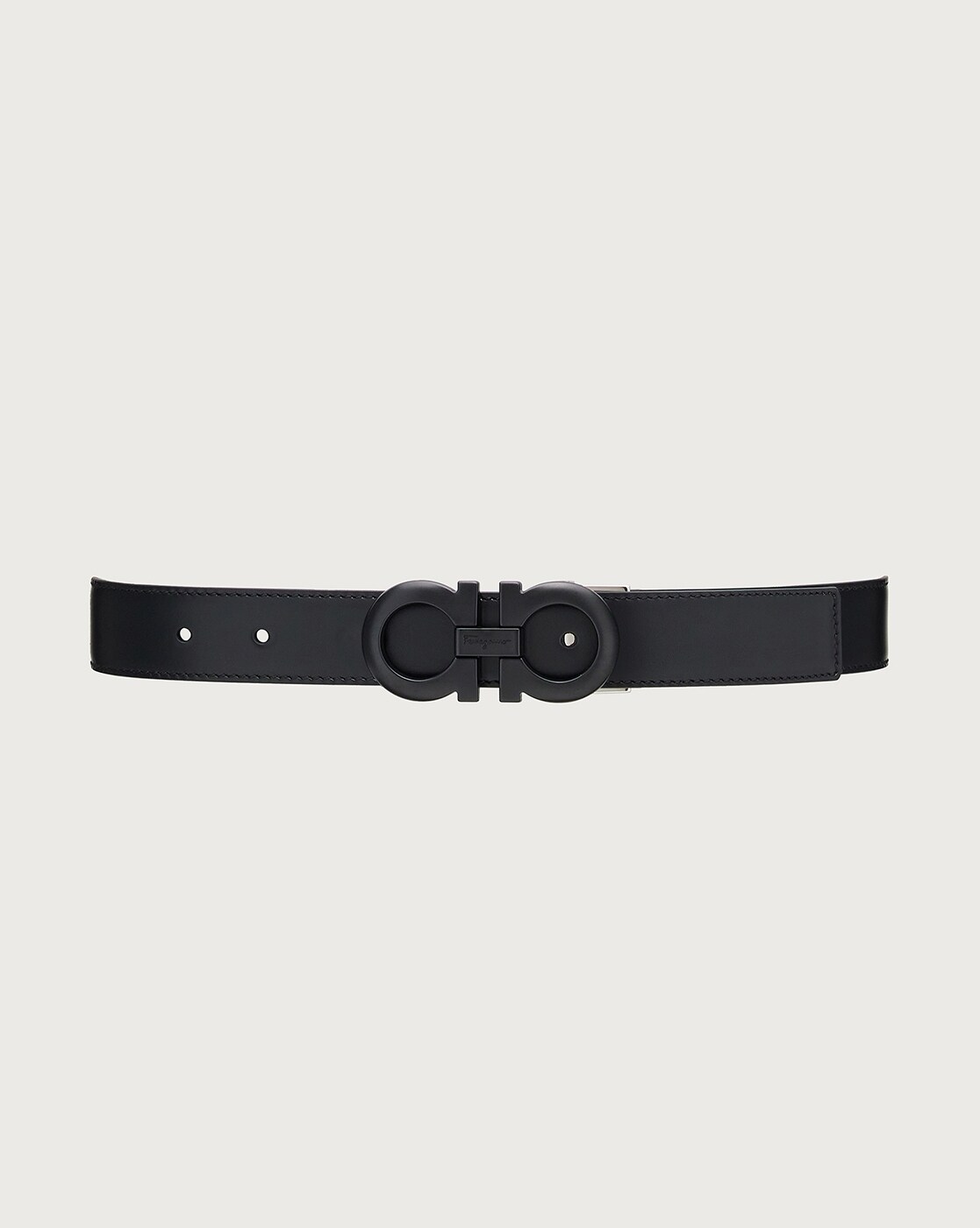 LOUIS STITCH Men Reversible Belt with Tang-Buckle Closure For Men (Charcoal, 38)